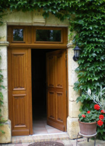 L'entrée de nos hôtes